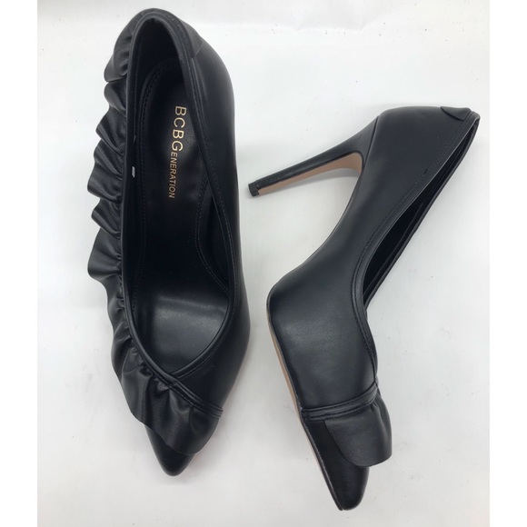 BCBGeneration Hana Ruffle Pointed Toe Pump - Picture 4 of 6